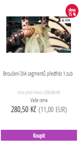 Servis diamantových nástrojů