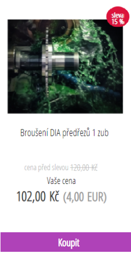 Broušení diamantových předřezů