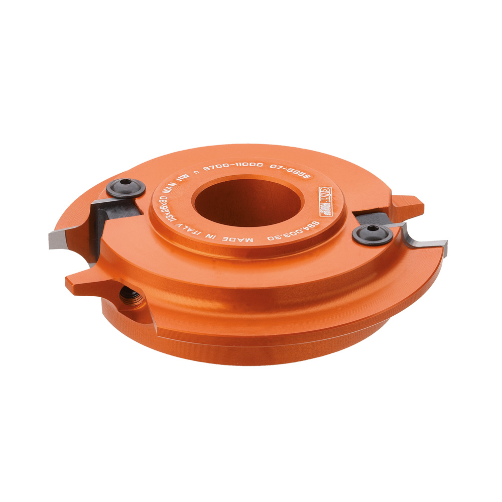 CMT Zaoblovací frézovací hlava - R=5/10 D=128 I=25 F=50 RPM=5900-9700