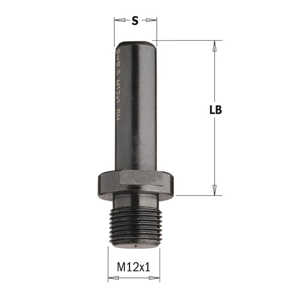 Stopkový nástavec pro vrtáky (S=8x30; LB=35) RH