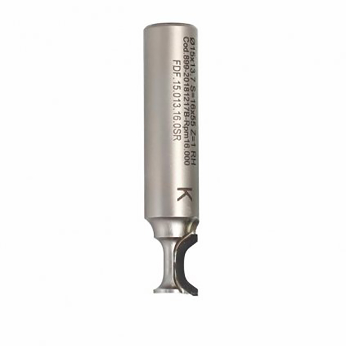 FDF Diamantová fréza profilová Z2 (D=22mm; I=21mm; S=20mm; R=2mm) RH