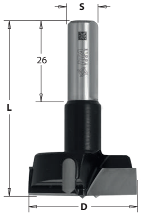 Sukovník strojní pro kolíkovačky a CNC (D=18; L=57,5; S= 10x26) LH