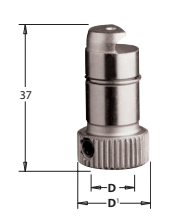 Upínací hlavička a adapter, rychloupínací systém (D=10; D1=20) LH