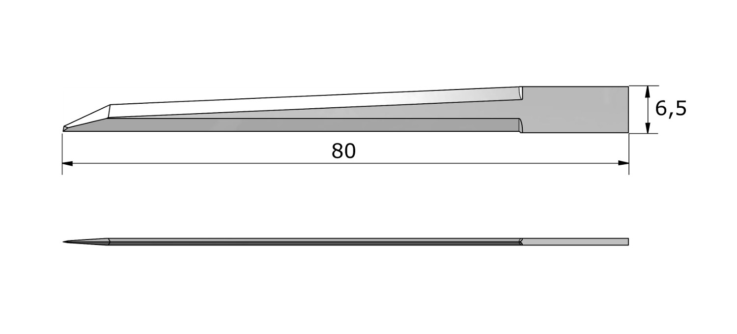 Nůž oscilační plochý ITA.40906