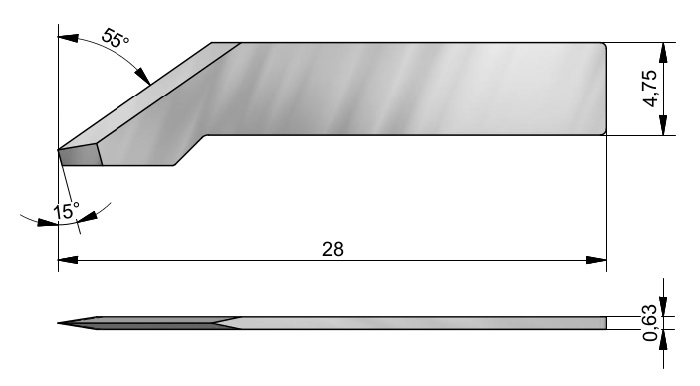 Plochý nůž ITA.43