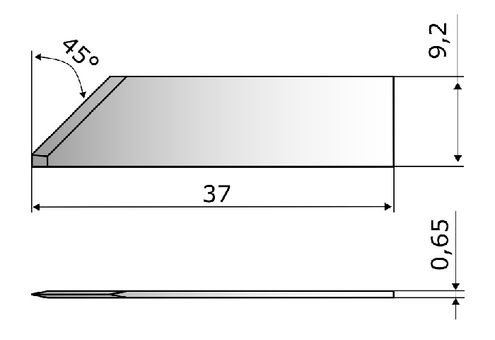 Plochý nůž ITA.4482