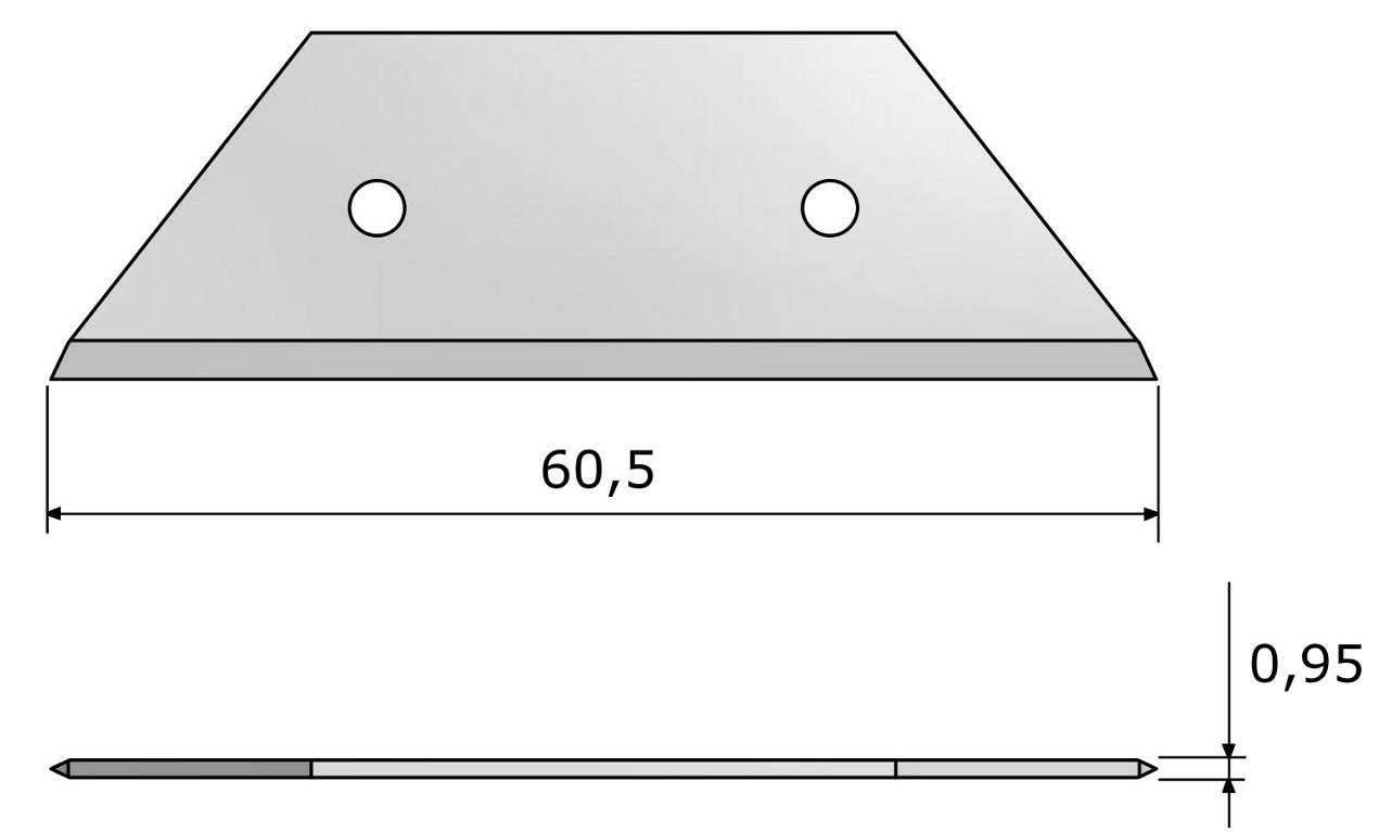 Plochý nůž ITA.512 BLD-TZ512