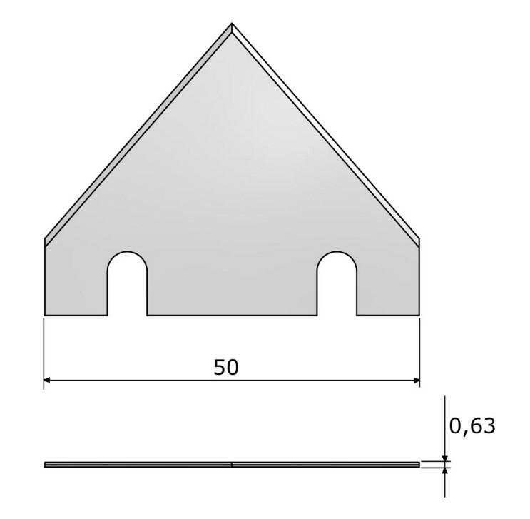 Plochý nůž ITA.561 BLD-DF561