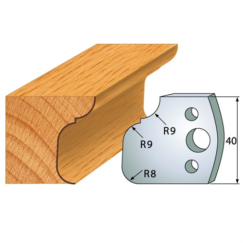 Pár nožů 40x4mm HSS