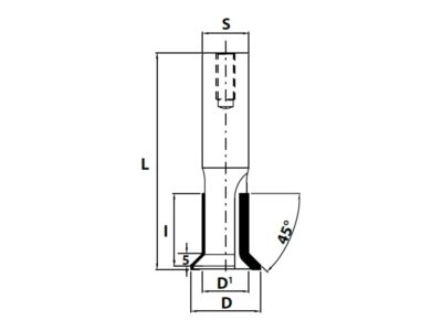 FDV FrezaDIA Spodní (D=30; I=24; S=20; Z=2) RH