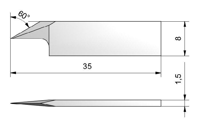 Plochý nůž ITA.111