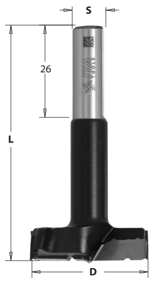 Sukovník strojní pro kolíkovačky a CNC (D=60; L=70; S=10x26) LH