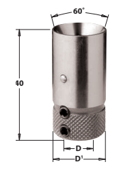 Upínací hlavička a adapter, rychloupínací systém (D=10; D1=19,4)