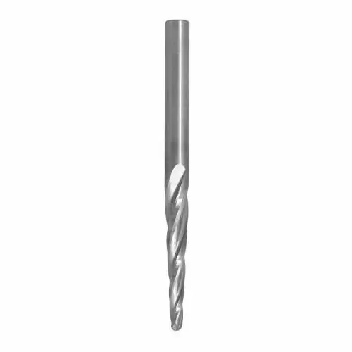 Spirálová HW fréza se zaobleným čelem pro 2D/3D (D=3,2mm; l=80mm; S=6,35mm) RH