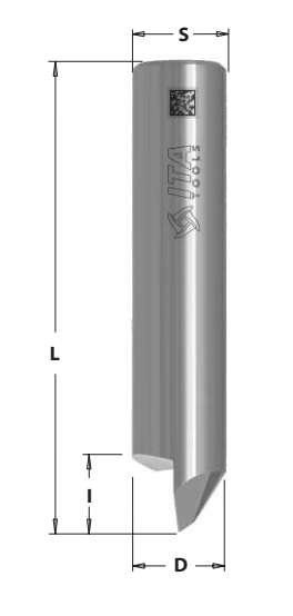 Dibond ohýbací fréza ( D=10mm; l=4,12mm; S=10mm) RH