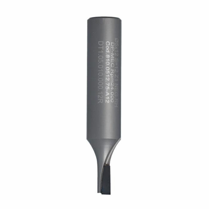DT1 Diamantová fréza, rovný zub Z1 (D=5mm; I=12mm; S=12mm)