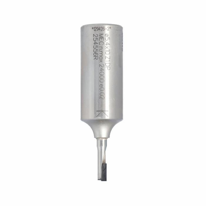 DT1 Diamantová fréza, rovný zub Z1 (D=5,4mm; I=10mm; S=25mm)