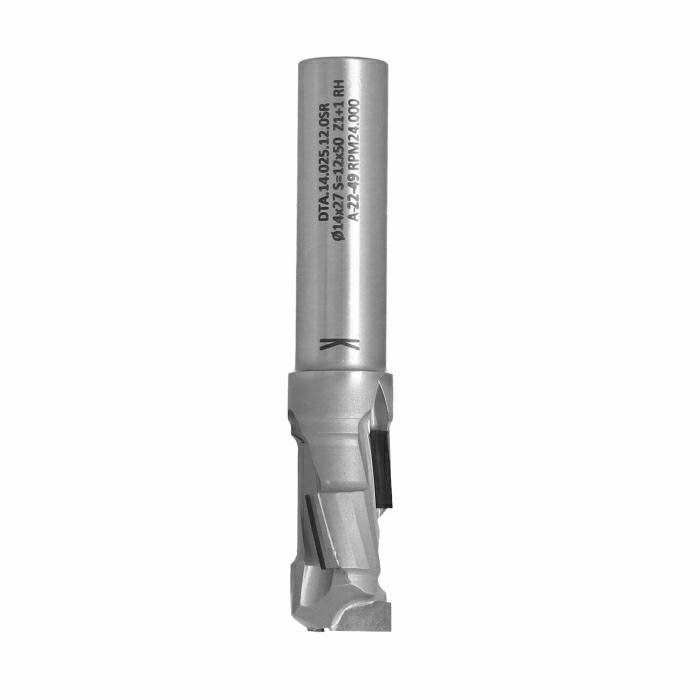 DTA Diamantová fréza ECO dělený zub Z1+1 (D=14mm; I=25mm; S=12mm) RH