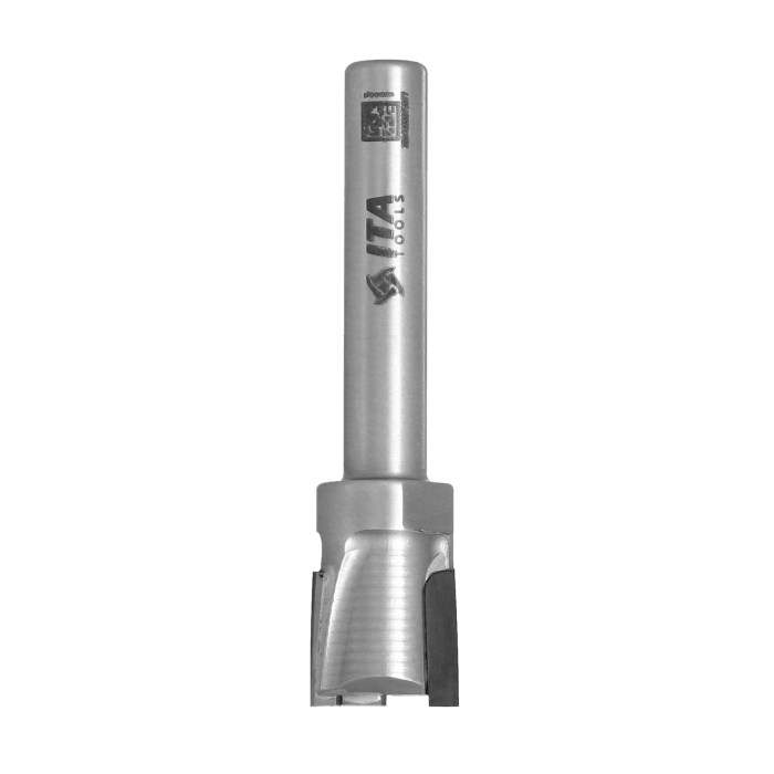 Diamantové frézy ITA DT2 Z2+1 pro LED lišty (D=14; l=12; L=60; S=8; H=2,5; Pos./Neg.; Z2+1; STAL; RH)