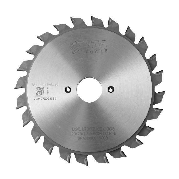 ITA DSC - Diamantový skládaný předřez pro formátovací pily (D=120;F=20;Z=24;K/P=2,80/2,20)#####